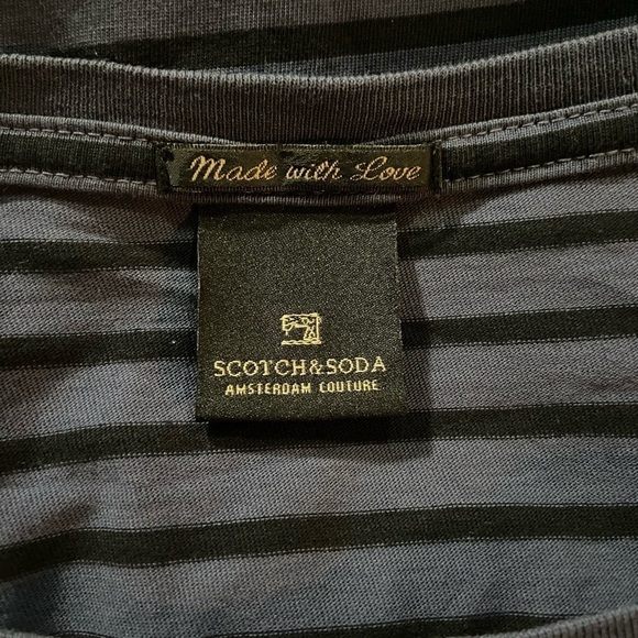 Scotch & Soda Stripe Scoop Neck - Picture 9 of 11